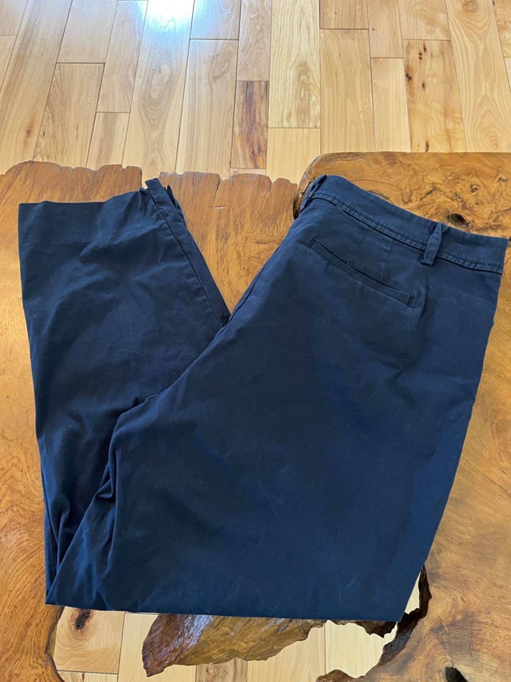Talbots Classic Navy Cropped Ankle Pants